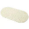 Image de MSV Tapis Fond de Baignoire PVC Galets 35x68cm Blanc