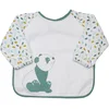 Image de Trois Kilos Sept Mixte bébé Panda Bavoir, Bleu, 6-18 mois, Bleu, 6-18 mois