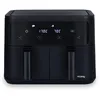 Image de H.Koenig Airfryer Friteuse sans huile 2 cuves XXL FRY900 Double capacité 9 L Réglable 80-200 °C 5 modes de cuisson Minuterie 60 minutes 8 programmes Écran tactile