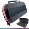 Image de Oniverse Pochette pour Switch de Protection compatible avec Nintendo Switch 2/OLED/Switch - Housse Rigide Imperméable à Poignée, Etui Intérieur Rembourré, Emplacements Jeux, Filet de Rangement - Rose