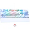Image de The G-Lab - Keyz Rubidium Blanc - Clavier Mecanique USB, AZERTY, RGB 100% Personnalisable, Anti-Ghosting, Repose-Poignet - Clavier Gamer Blanc, Switch Red Interchangeable - PC, PS4, PS5, Xbox   New