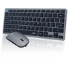 Image de Bluestork - Pack Mini V2 Clavier Souris Sans Fil Rechargeable - Clavier sans fil AZERTY FR & Souris 1600 DPI - Double Connexion : 2.4 GHz & Bluetooth - Autonomie 80H - Windows/Android/iOS