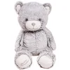 Image de Pioupiou et Merveilles Peluche Géante Fabrication Française XXL Gaston Ours Gris - 80 CM de Haut - Peluche Géante Toute Douce pour Enfant Made in France - 16554