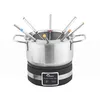 Image de LITTLE BALANCE 8965 Digitale Fondue 8, Appareil à fondue 8 personnes, 3 programmes, Caquelon inox, Compatible induction, 1,2 litres, 1200 W, Noir/Inox