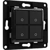 Image de Shelly Shelly Wall switch 4 - black Wandtoets