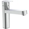 Image de Ideal Standard - Ceraplan, Mitigeur monocommande pour évier de cuisine, Bouche moyenne tubulaire pivotante, Chromé