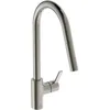 Image de Ideal Standard - Gusto, Mitigeur monocommande pour évier de cuisine, Bouche haute tubulaire avec douchette orientable et amovible à deux fonctions, Silver Storm