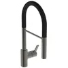 Image de Ideal Standard - Goût Mitigeur monocommande semi-professionnel pour évier de cuisine, Bouche haute tubulaire avec douchette pivotante et amovible multifonction avec siège magnétique, Magnetic Grey