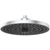 Image de Ideal Standard Idealrain Alu+ Kit de douche avec deux types de jet sélectionnables par commutateur rotatif, douche à effet pluie économe en eau avec buses EasyClean - Argent (260 x 91 x 260 mm)