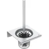 Image de Ideal Standard BD593SI Brosse WC en aluminium avec support en verre Argenté