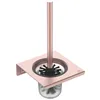 Image de Ideal Standard BD593RO Brosse WC en aluminium avec support en verre Rose