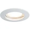 Image de Paulmann 5792 Premium Encastrés, fixe, max. 50W, 230V, GU10, 51mm, Blanc/Alu zinc