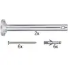 Image de Paulmann 17806 12V-kabelsysteemcomponenten Afbuiger Chroom (mat)