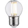 Image de Paulmann Ampoule LED 28633 à filament en forme de goutte - 5 W - Transparent - 2700 K - Blanc chaud - E27
