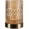 Image de Pauleen 48126 Crystal Elegance Lampe Max 25W E27 Verre/Ambre/Laiton Luminaire à Poser 230 V