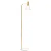 Image de Pauleen 48145 Grand Elegance Lampadaire avec lampadaire doré en métal Blanc max. 25 W E27 230 V