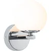 Image de Paulmann 71067 Applique LED Selection Bathroom Gove IP44 3000K 400lm 230V 5W Chrome, Satin luminaire de salle de bain