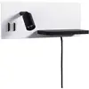 Image de Paulmann Serra 71102 Wandlamp 5.5 W LED Wit (mat), Zwart (mat)