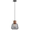 Image de Paulmann Elia 79739 Hanglamp LED E27 20 W Kurk, Rook, Zwart