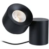 Image de Paulmann 79781 lampe à poser LED Zigbee Smart Home Puric Pane incl. 1x3W gradable lampe à poser Noir Métal, plastique 2700K