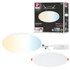 Image de Paulmann 79957 panneau LED panneau encastré Veluna VariFit Edge 200 mm rond Tunable White commande de la lumière blanche Blanc synthétique plafonnier