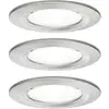 Image de Paulmann 92979 LED-inbouwlamp Set van 3 stuks LED GU10 19.5 W IJzer (geborsteld)