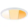 Image de Paulmann 92990 Panneau LED spots encastrés Areo VariFit IP44 gradable sur 3 niveaux 230 mm rond incl. 1x16 watts gradable Blanc dépoli plastique 2000K