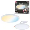Image de Paulmann 93044 Panneau LED spots encastrés Areo VariFit IP44 ZigBee Tunable White 230mm rond incl. 1x16W gradable Blanc éclair. plafond plast. 3000K