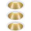 Image de Paulmann 93406 Cole Coin Inbouwlamp Set van 3 stuks LED 6.50 W Wit, Goud
