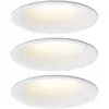 Image de Paulmann LED-inbouwlamp voor badkamer Set van 3 stuks 18 W