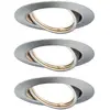 Image de Paulmann 93425 Inbouwlamp Set van 3 stuks IJzer (geborsteld)