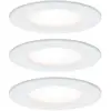 Image de Paulmann Inbouwlamp voor badkamer Set van 3 stuks 19.5 W Wit (mat)