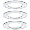 Image de Paulmann Nova Inbouwlamp voor badkamer Set van 3 stuks 6.5 W Chroom (glanzend)