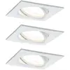 Image de Paulmann 93490 Inbouwlamp Set van 3 stuks 6 W Wit (mat)