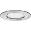Image de Paulmann Coin Slim LED-inbouwlamp voor badkamer Set van 3 stuks 6 W IP44 IJzer (geborsteld)