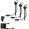 Image de Paulmann colour Spot Pike Set RGBW Zigbee 94284 Verlichtingssysteem Plug&Shine ZigBee LED 4.5 W Warmwit Antraciet