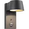 Image de Paulmann Capea 2200K-3000K PIR 94714 Buitenlamp (wand) LED 6 W Zwart
