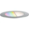 Image de Paulmann 94751 Plug & Shine Encastré de sol LED Floor Smart Home Zigbee rond IP67 2W 65lm gradable 70mm Acier inoxydable RGBW résistant à l'eau de mer