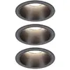 Image de Paulmann 94869 Cole Coin Inbouwlamp LED 6 W Zwart