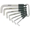 Image de Hazet Inbus Haakse schroevendraaierset 3/32 inch, 1/8 inch, 5/32 inch, 3/16 inch, 7/32 inch, 1/4 inch, 5/16 inch 7-delig