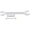 Image de Hazet 450N-20X22 450N Dubbele steeksleutel Sleutelbreedte (metrisch) 20 - 22 mm