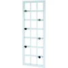Image de HAKU Möbel garderobe murale chromé, blanc, métal - Dim.: L 60 cm x H 22 cm x P 4 cm, Style: Modern