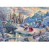 Image de Schmidt Spiele 59671 Thomas Kinkade, Disney, La Belle et la Bête, Soirée d'hiver magique, puzzle 1000 pièces