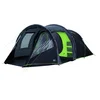 Image de High Peak 11566 Tente familiale Forme Tunnel Mixte Adulte, Anthracite/Vert, 480 x 310 x 200 cm