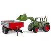 Image de Bruder Fendt Vario 211 Avec Pelle Et Remorque