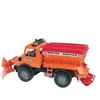 Image de Bruder Jeu De Construction Unimog Winter Service With Plow Blade 2572