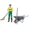 Image de Bruder delige figurenset boer met accessoires