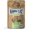 Image de Happy Cat 70488 All Meat Adult Bio Pouch Canard   Aliment humide pour chats adultes et gueule de bois   85 g