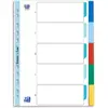 Image de Oxford Lot de 5 intercalaires en plastique A4