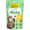 Image de GimCat Mini bâtonnets de poulet avec herbe à chat - Petites bouchées pour un plaisir particulier - 1 sachet (1 x 50 g)